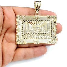 Load image into Gallery viewer, New 10k yellow gold last supper pendant charm fine gift religions jewelry 20.2g
