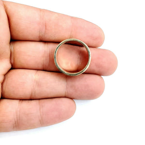 14k yellow gold Ani Le Dodi I am my beloved's ring band Jewish jewelry 7.9g