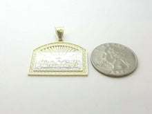 Load image into Gallery viewer, 10k two-tone gold last supper pendant charm fine gift  religions jewelry 4.8g
