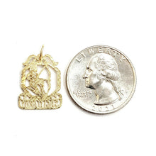 Load image into Gallery viewer, 14k yellow Gold Sagittarius Archer astrology Zodiac Sign Pendant jewelry 1.3g
