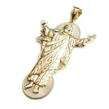 Load image into Gallery viewer, 10k yellow gold Jesus full body religious gift pendant charm fine jewelry 11.8g
