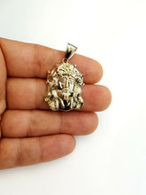 Load image into Gallery viewer, New 10k yellow gold jesus face head pendant charm fine religious gift jewelry 5g
