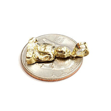 Load image into Gallery viewer, New 10k yellow gold tiny buddha Buda Buddah pendant fine religious jewelry 1.4g
