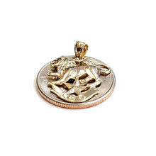Load image into Gallery viewer, 14k yellow Gold lion Leo zodiac sign astrology Pendant charm fine jewelry 2g
