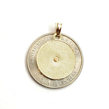 Load image into Gallery viewer, New 14k tri color gold round virgin Mary Guadalupe pendant charm gift 0.66" 1.7g
