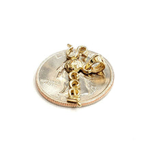Load image into Gallery viewer, 14k yellow Gold Soccer word ball Pendant charm sport game fine jewelry gift 1.3g
