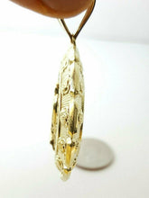 Load image into Gallery viewer, 10k yellow gold hollow two sided Jesus &amp; virgin Guadalupe pendant 1.54" 11.2g
