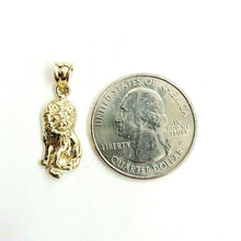 Load image into Gallery viewer, 10k yellow Gold lion full body Leo zodiac Pendant charm gift fine jewelry 1.7g
