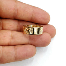 Load image into Gallery viewer, 14k yellow gold Ani Le Dodi I am my beloved&#39;s ring band Jewish jewelry 7.9g
