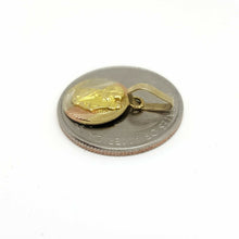 Load image into Gallery viewer, 10k 3 color gold round boy holy first communion pendant charm jewelry 0.51" 1g
