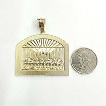 Load image into Gallery viewer, New 10k yellow gold last supper pendant charm fine gift religions jewelry 14.4g

