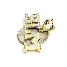 Load image into Gallery viewer, New 10k yellow gold BLM black lives matter pendant charm fine gift unisex 4.2g
