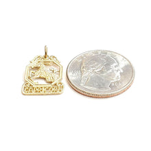 Load image into Gallery viewer, 14k yellow Gold Capricorn zodiac sign astrology Pendant charm fine jewelry 1.2g
