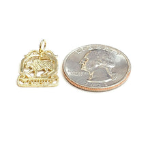 Load image into Gallery viewer, New 14k yellow Gold taurus bull zodiac sign astrology Pendant charm jewelry 1.4g

