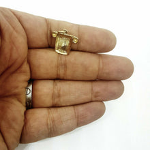 Load image into Gallery viewer, 14k yellow Gold phone i love u Pendant charm gift fine jewelry unisex 3.4g
