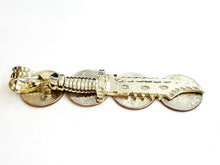 Load image into Gallery viewer, New 10k yellow Gold dagger knife Pendant charm fine gift jewelry for men 8.4g

