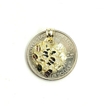 Load image into Gallery viewer, New 10k yellow gold nugget heart pendant charm fine gift  for women jewelry 1.6g
