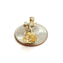 Load image into Gallery viewer, 14k yellow Gold Solid 3D Flamenco dancer Pendant charm gift fine jewelry 3g

