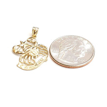 Load image into Gallery viewer, 14k yellow Gold crab cancer zodiac sign astrology Pendant charm fine jewelry 1.7g
