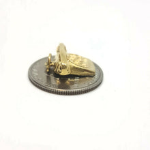 Load image into Gallery viewer, 14k yellow Gold phone i love u Pendant charm gift fine jewelry unisex 3.4g

