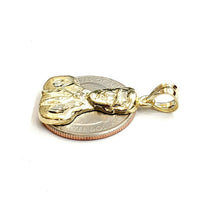Load image into Gallery viewer, 10k yellow gold Jesus Malverde Narco saint Sinaloa pendant charm fine gift 2.4g
