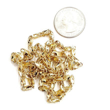 Load image into Gallery viewer, 10K real yellow gold 3.75mm Turkish chain Necklace gift fine jewelry 24" 21.3g
