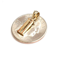 Load image into Gallery viewer, New 14KT Yellow Gold Solid Roman number 2 Pendant charm gift Fine Jewelry 1g
