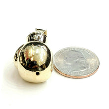 Load image into Gallery viewer, New 10k yellow Gold 3D boxing glove Pendant charm gift sport fine jewelry 11g
