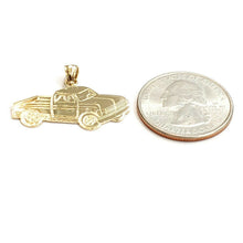 Load image into Gallery viewer, 14k yellow Gold truck pick up car vehicle Pendant charm gift fine jewelry 2.3g
