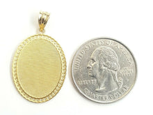 Load image into Gallery viewer, New 14k two tone gold oval saint Jude juda pendant charm religious jewelry 3g
