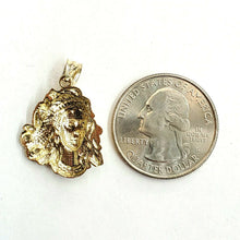 Load image into Gallery viewer, New 10k yellow solid Gold Virgo zodiac astrology Pendant charm fine jewelry 2.3g
