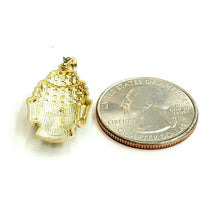 Load image into Gallery viewer, New 10k yellow gold buddha Buda Buddah pendant charm fine religious jewelry 2.2g
