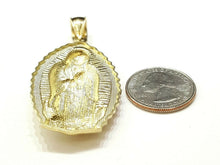Load image into Gallery viewer, 10k gold virgin Mary Guadalupe pendant charm gift fine religious jewelry 8.9g
