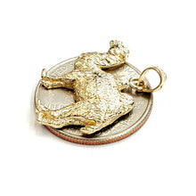 Load image into Gallery viewer, New 14k yellow Gold camel full body animal Pendant charm gift fine jewelry 4.2g
