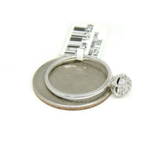 Load image into Gallery viewer, 0.26ct Genuine diamond 14k White Gold Women engagement wedding Ring gift Size 7
