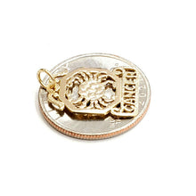 Load image into Gallery viewer, 14k yellow Gold crab cancer zodiac sign astrolog Pendant charm fine jewelry 1.3g

