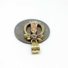 Load image into Gallery viewer, New 14k gold oval virgin Mary Guadalupe pendant charm fine gift jewelry 3.3g
