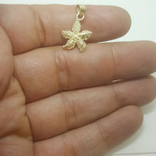 Load image into Gallery viewer, 14k yellow Gold starfish Pendant charm Fine Jewelry Gifts For Women For Her 1.5g
