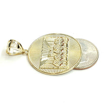 Load image into Gallery viewer, New 10k yellow gold last supper pendant charm fine gift religions jewelry 5.6g
