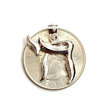 Load image into Gallery viewer, 14k white gold chai Hay Jewish kabbalah god pendant charm religious jewelry 2.4g
