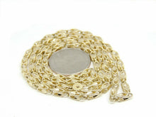 Load image into Gallery viewer, New 14K yellow gold 3.5mm Turkish chain 25.75" Necklace fine gift jewelry 25.3g
