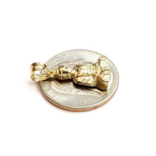 Load image into Gallery viewer, New 10k yellow gold tiny buddha Buda Buddah pendant fine religious jewelry 1.4g
