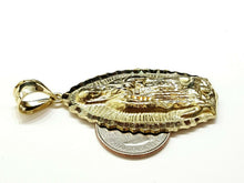 Load image into Gallery viewer, 10k gold virgin Mary Guadalupe pendant charm gift fine religious jewelry 8.9g
