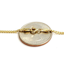Load image into Gallery viewer, 10K yellow gold 2mm thin Hollow Cuban Miami chain Necklace fine jewelry 22" 2.9g
