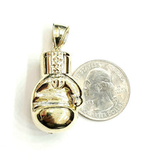 Load image into Gallery viewer, New 10k yellow Gold 3D boxing glove Pendant charm gift sport fine jewelry 11g

