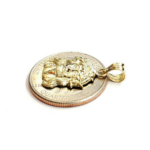 Load image into Gallery viewer, 10k yellow gold Tiny Jesus face head pendant charm fine religious jewelry 1.2g
