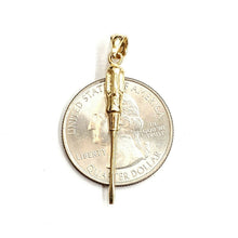 Load image into Gallery viewer, 14k Yellow Gold 3D screwdriver Pendant charm construction tool fine jewelry 1.5g

