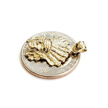 Load image into Gallery viewer, New 14k solid yellow Gold Chief face head Pendant fine jewelry 2.6g
