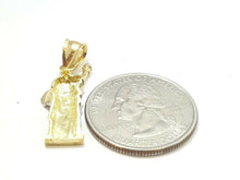 Load image into Gallery viewer, 10k two-tone gold statue of liberty pendant charm fine gift jewelry unisex 2.3g
