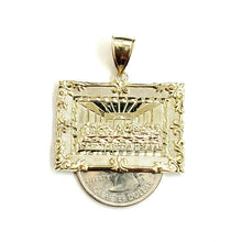Load image into Gallery viewer, New 10k yellow gold last supper pendant charm fine gift religions jewelry 4.3g
